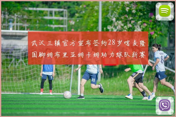 武汉三镇官方宣布签约28岁喀麦隆国脚姆布里亚姆卡姆助力球队新赛季